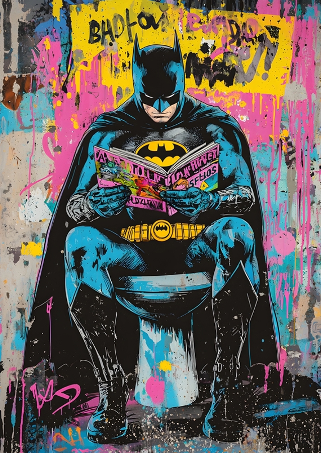 ¡Divertido batibaño santo! 