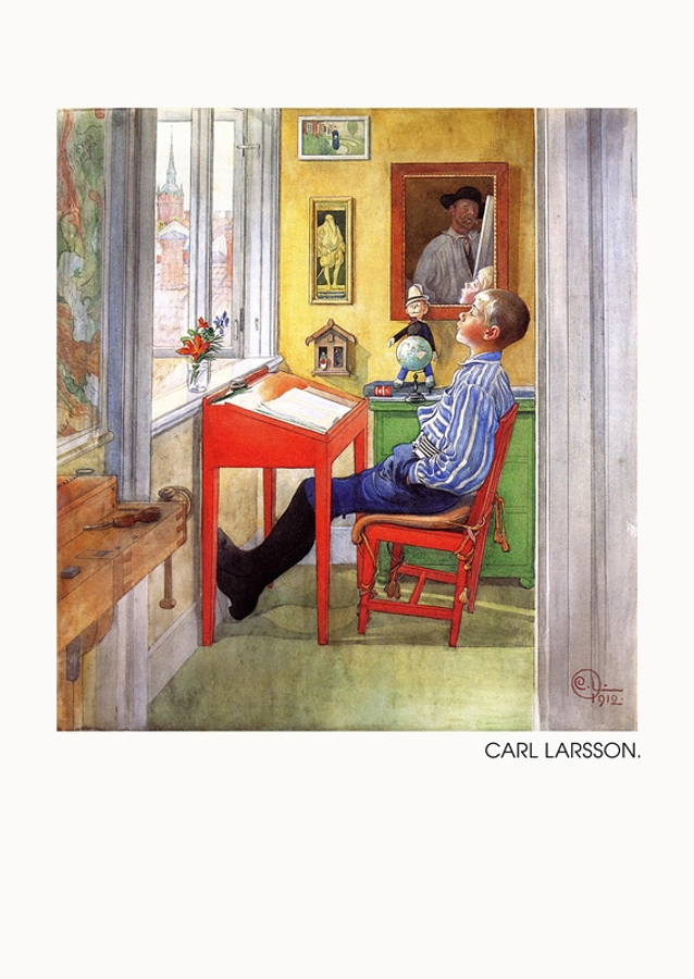 Esbjorn Doing His Homework	