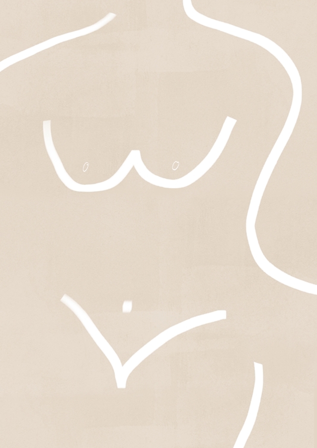 Minimalist Nude Lines