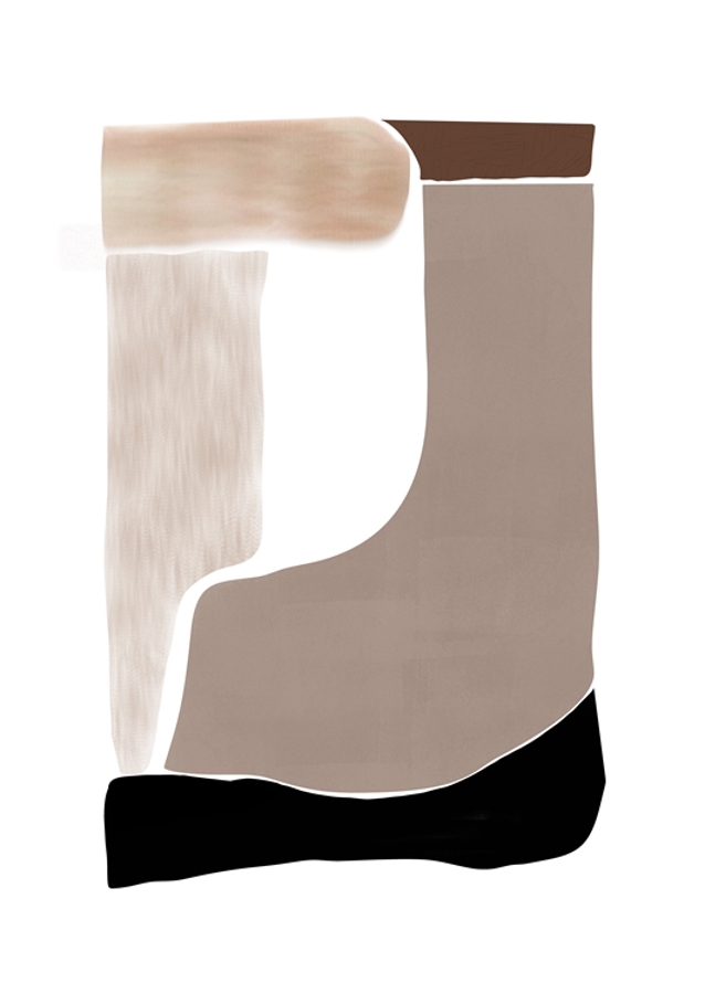 Abstrakte jordfarver