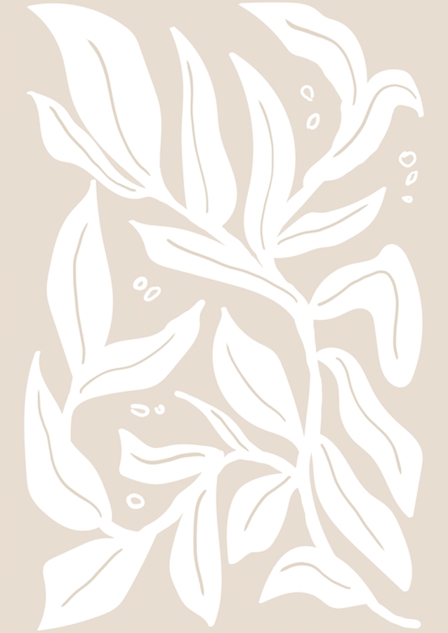 Abstrakt bladelegance