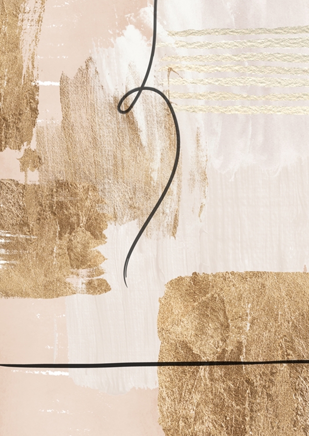 Abstract Gold Elegance