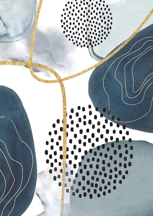 Modrý abstraktní tok