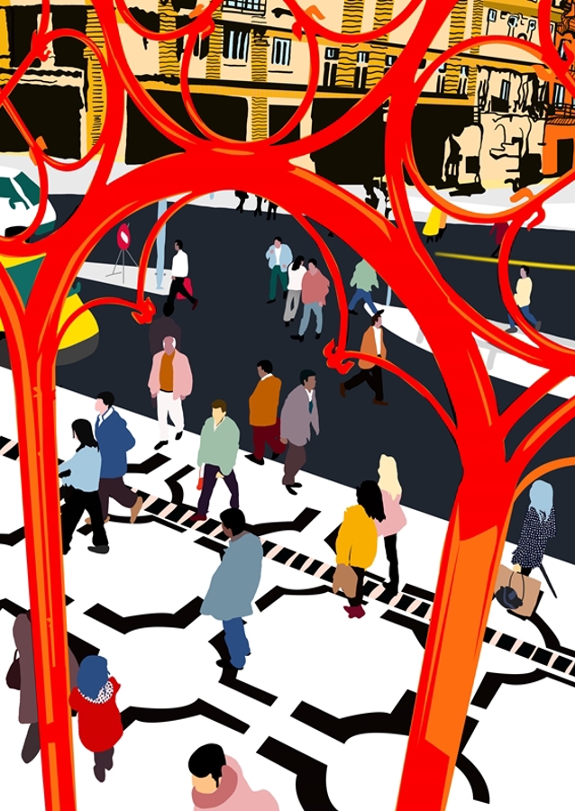 Urban Pathways Scene