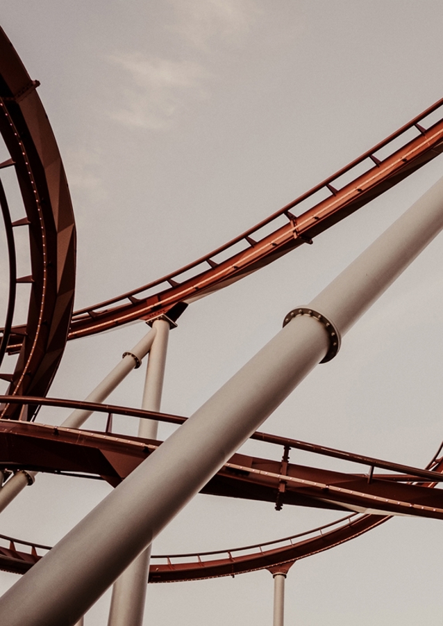 Stålkonstruktion i rörelse