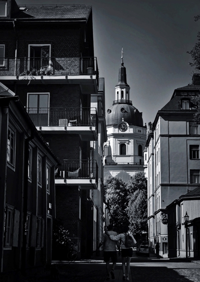 Among houses & Katarina Church