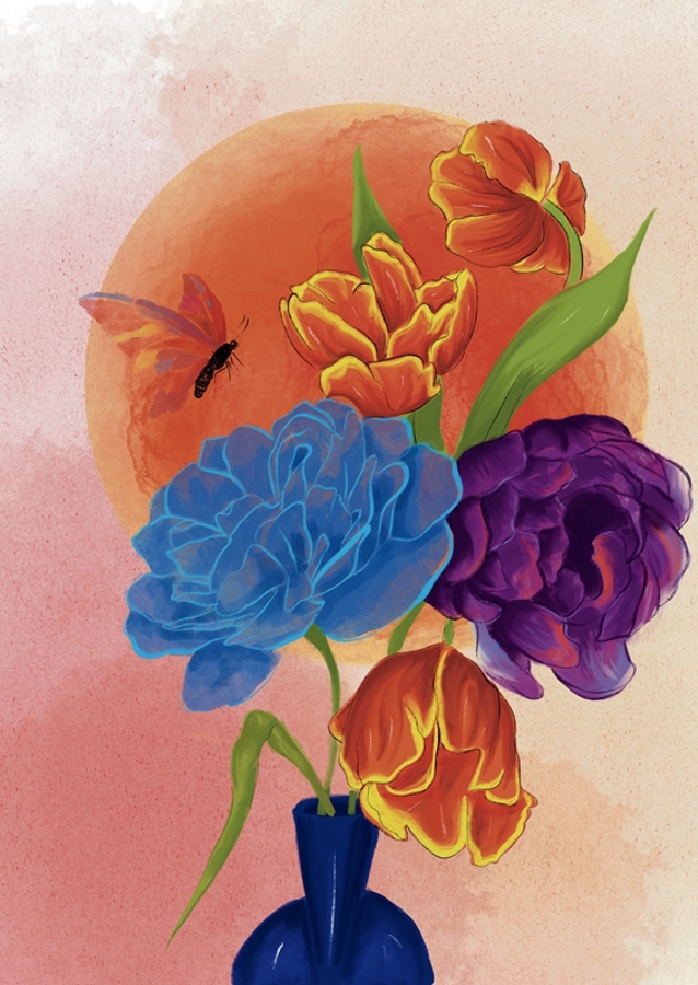 Forår - Sol og blomster