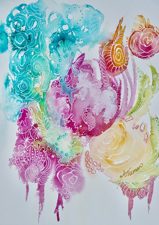 Blomstret drømmelandskap