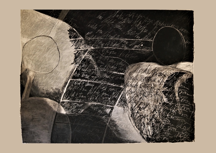 Kreidetafel-Geflüster