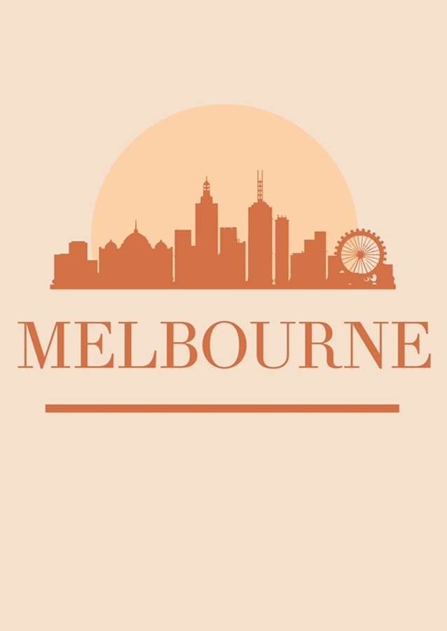 Melbourne Skyline Glow