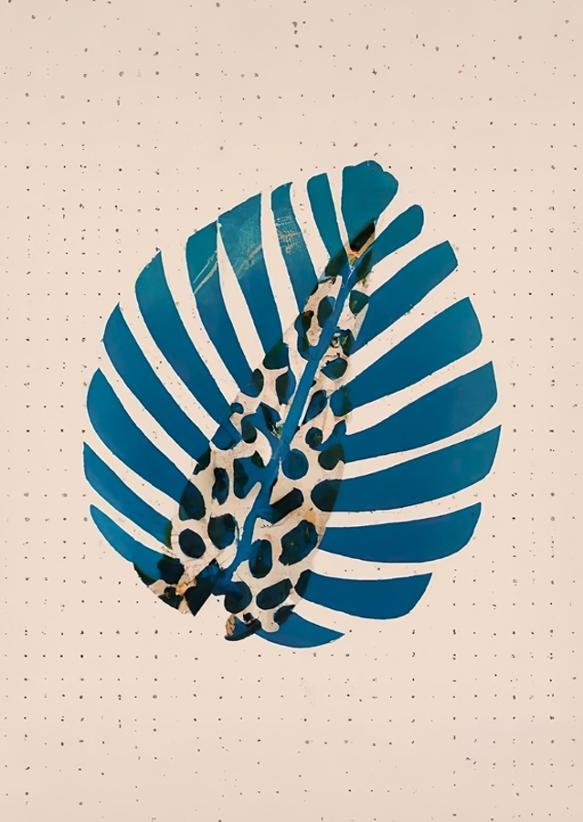 Gemusterte Blattreise