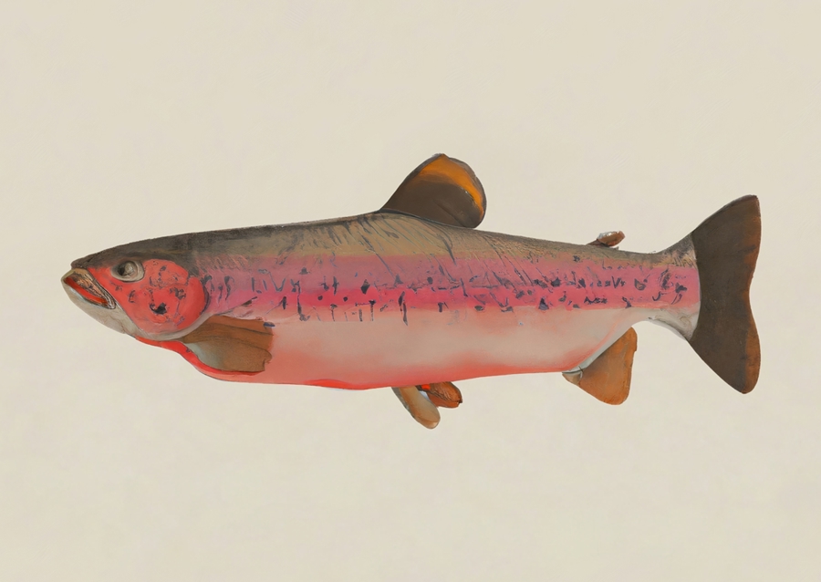 Regenbogenforelle Gelassenheit