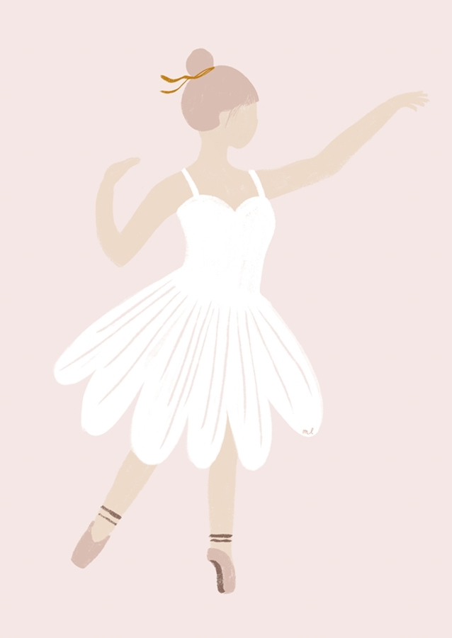 Anmutige Balletttänzerin