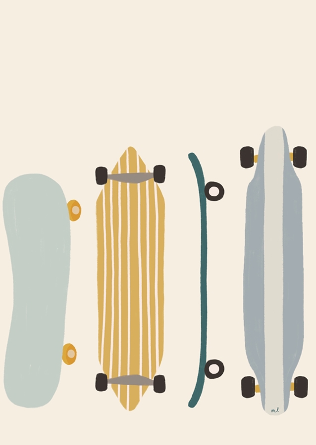 Skateboard Quartett
