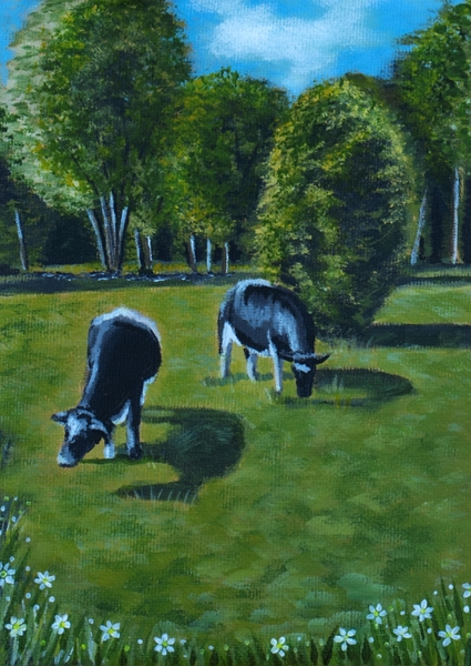 Poster: Pâturages verts - Madeleine Nilsson