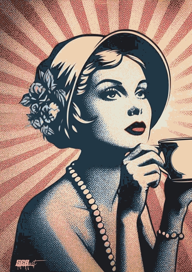 beauty cup of coffee