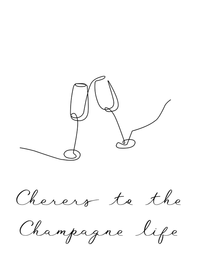 Cheers to the Champagne life 