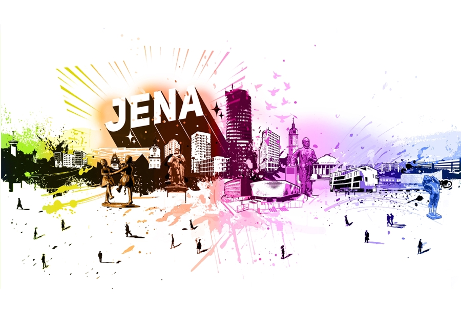 Jena Skyline – Farbenfroh 