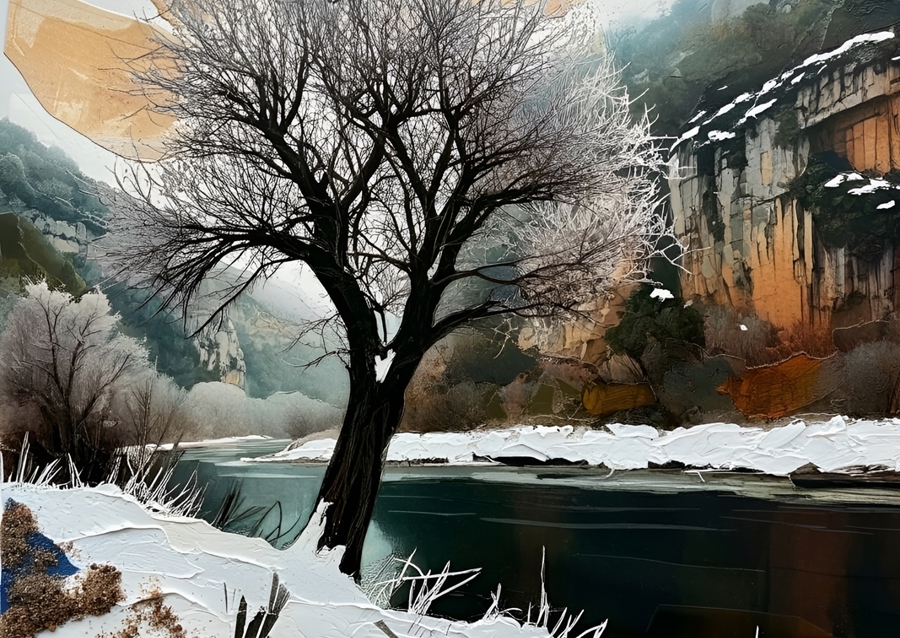 in der Ardeche-Schlucht