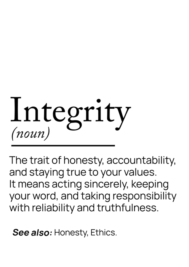 Integrity Definition 