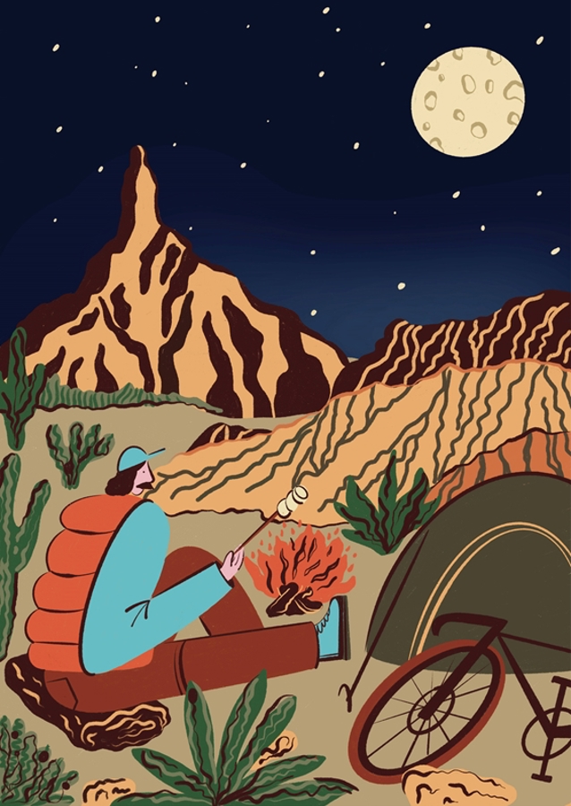 Bikepacking Radfahren Biken 