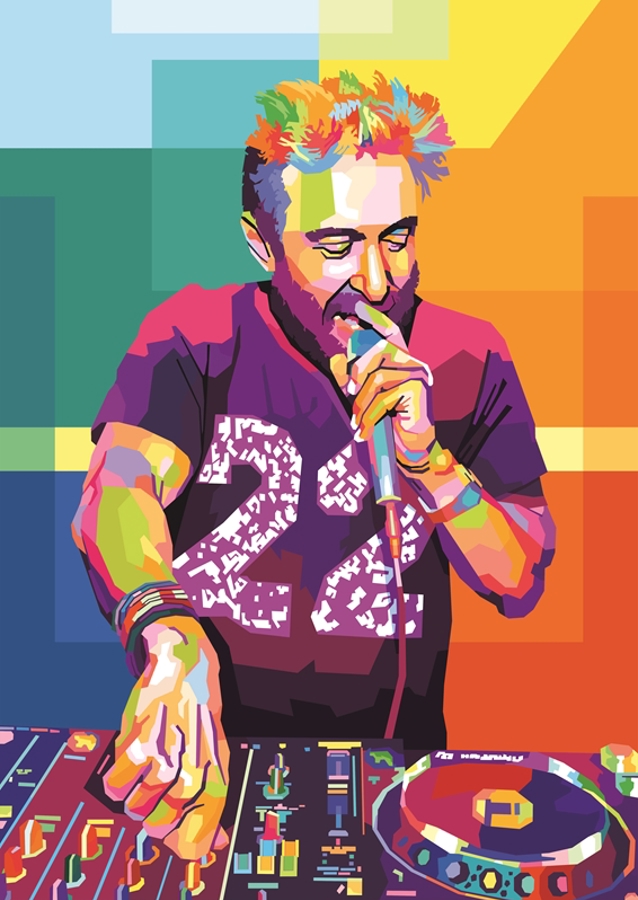 David Guetta pop art
