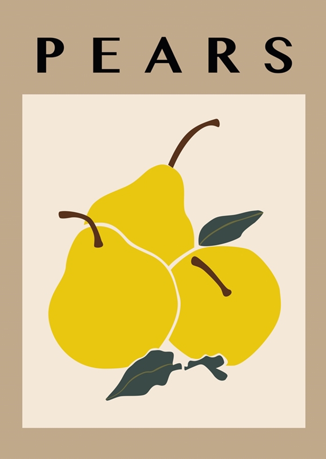 Gruszki w naturalnym kolorze