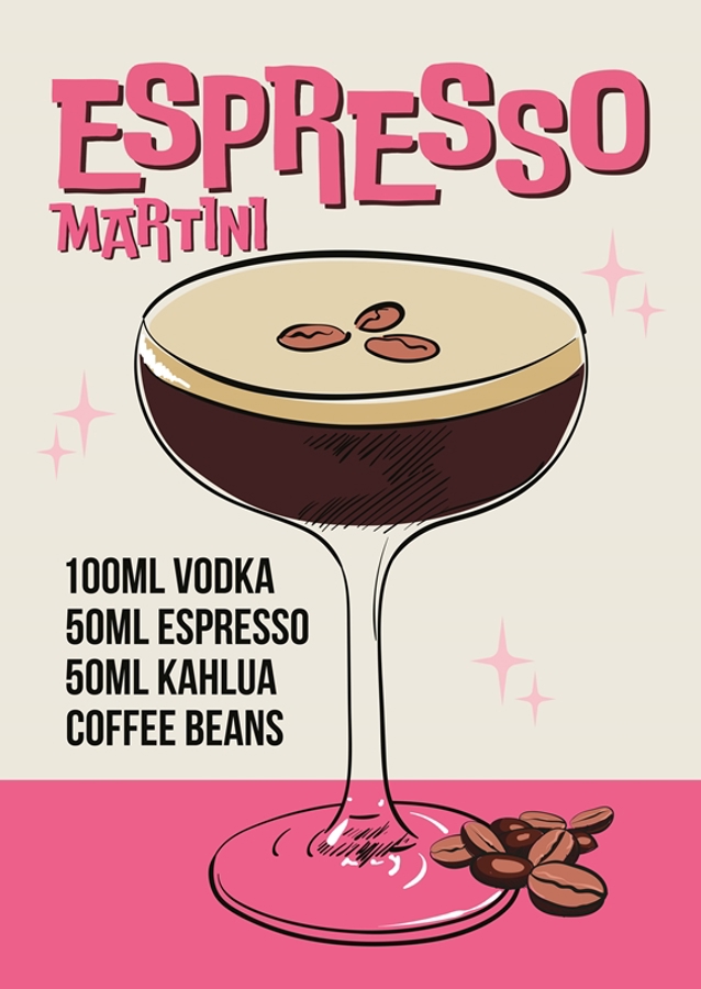 Espresso Martini Cocktail Art 