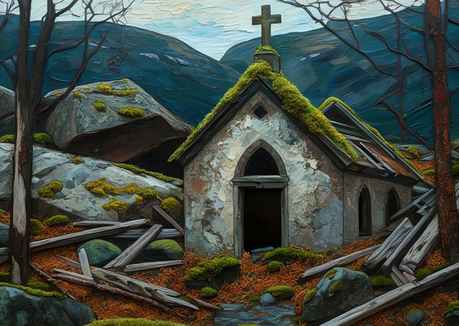 A chapel in the mountains