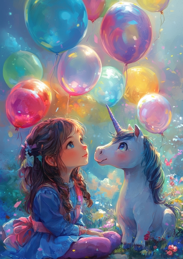 Ein magisches Freundschafts-Einhorn