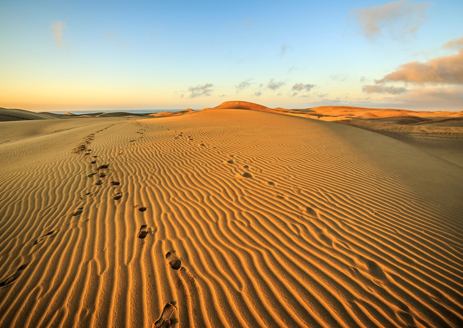 Piaszczysta ścieżka w Maspalomas 