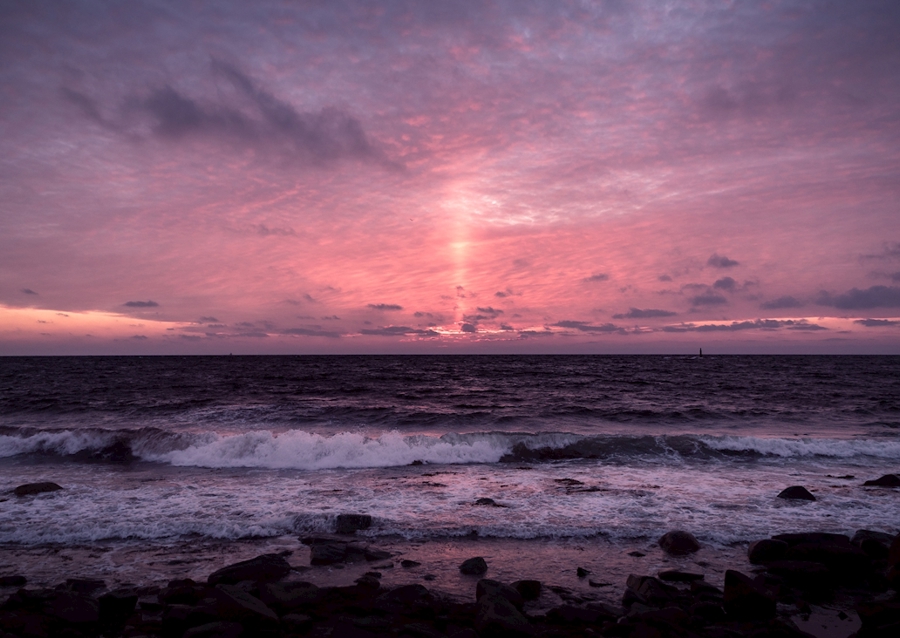 Rosa Sonnenuntergang