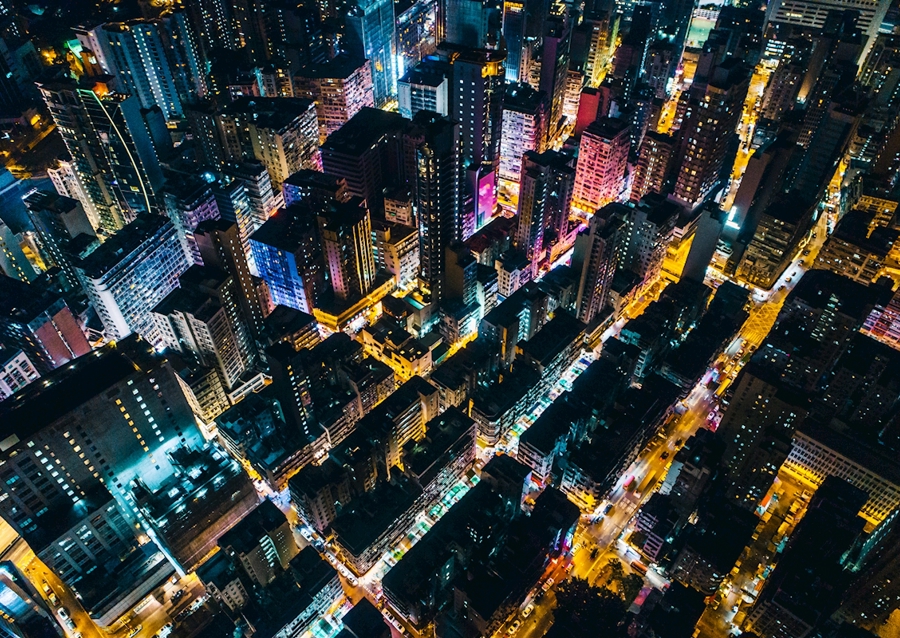 Skyline von Hongkong