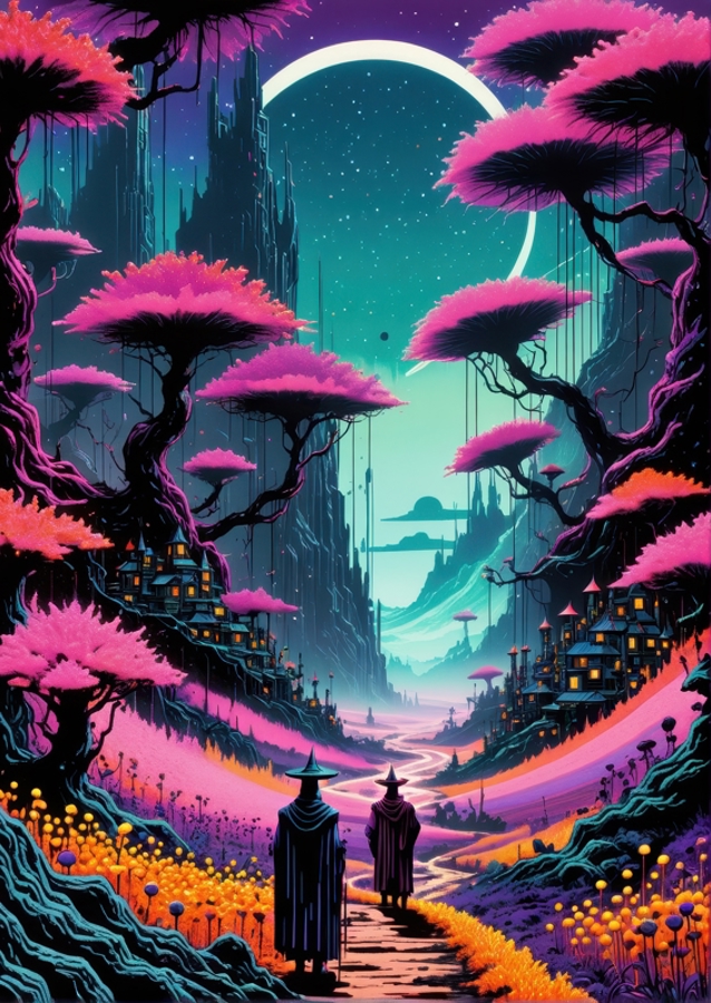 Wanderers of the Neon Realm