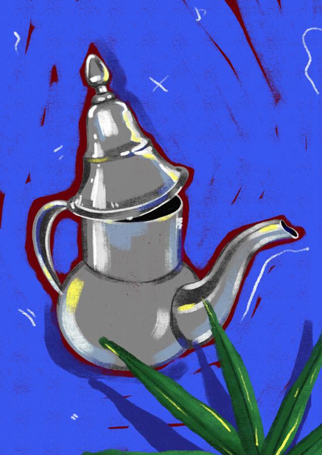 A Moroccan teapot
