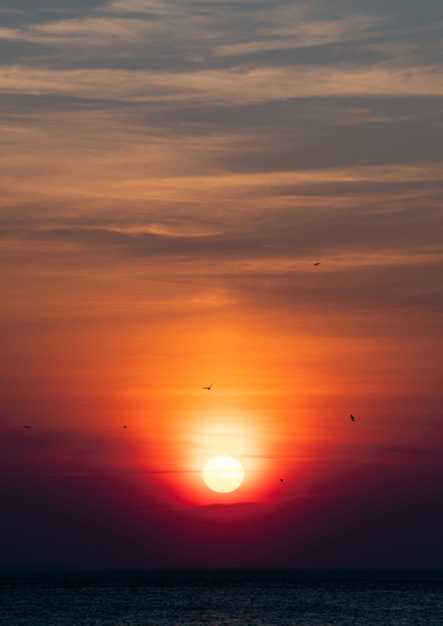 Hypnotiserande Solnedgång 