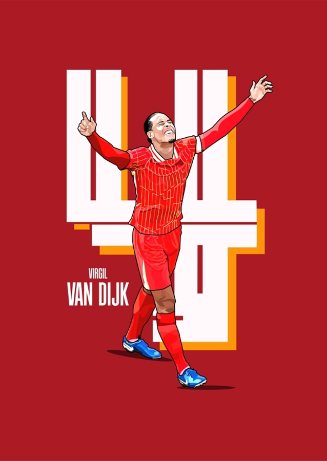 Virgil Van Dijk Arte de Vexel