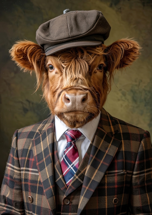 Highland Cow Gentleman