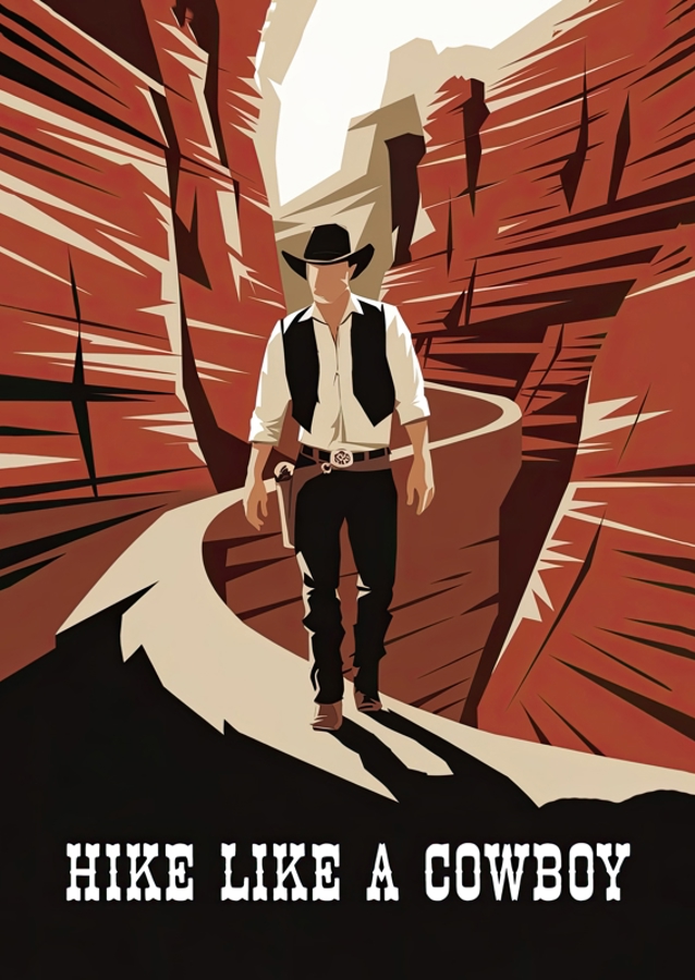 Wandern wie ein Cowboy