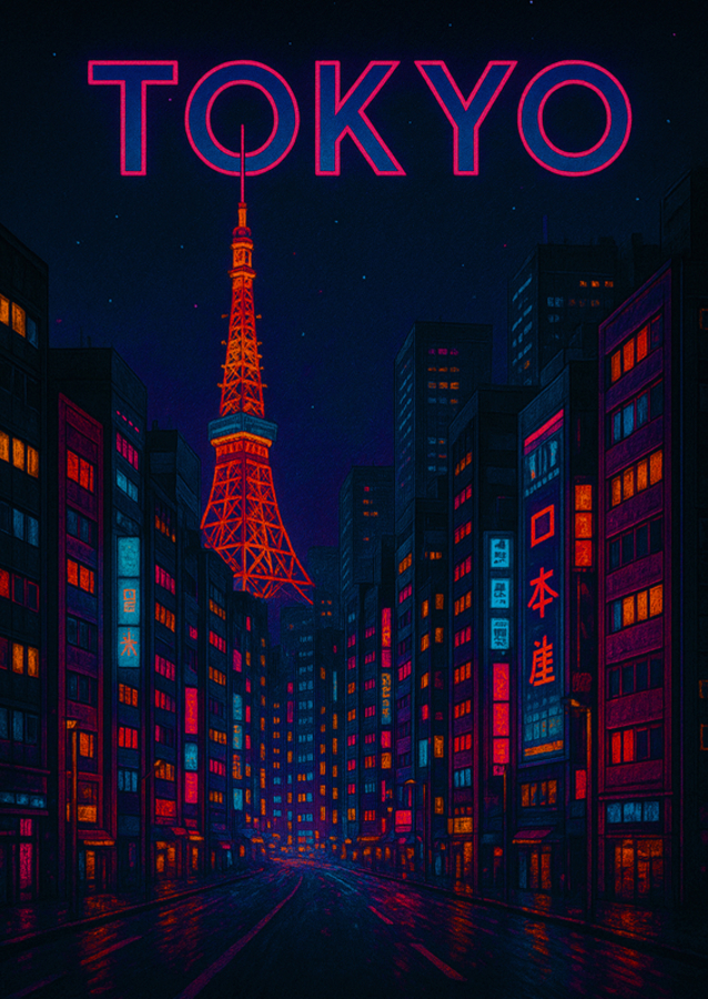 Noční Tokio