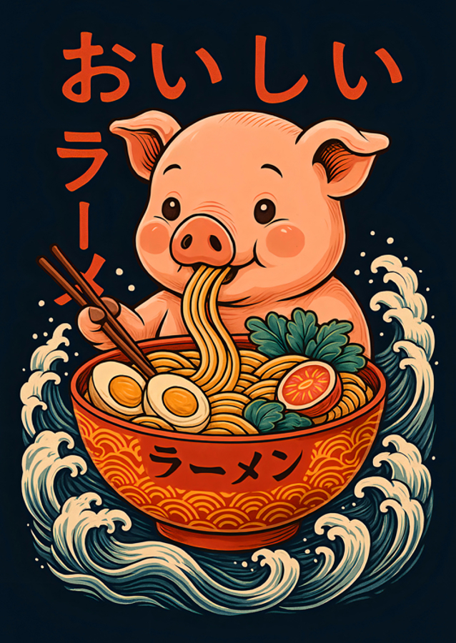 Pig Ramen Japansk
