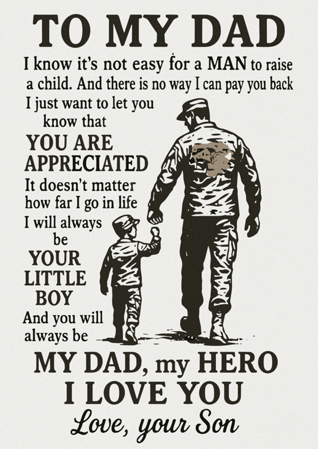 to my dad