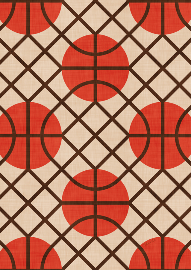 Retro Geometric Basketball 