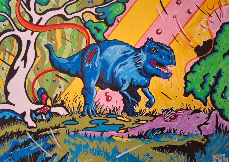 Der blaue Fleischfresser