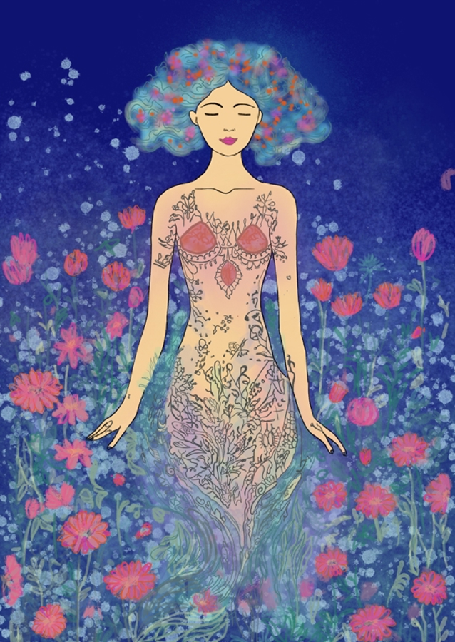 Mitternachts-Meeresnymphe