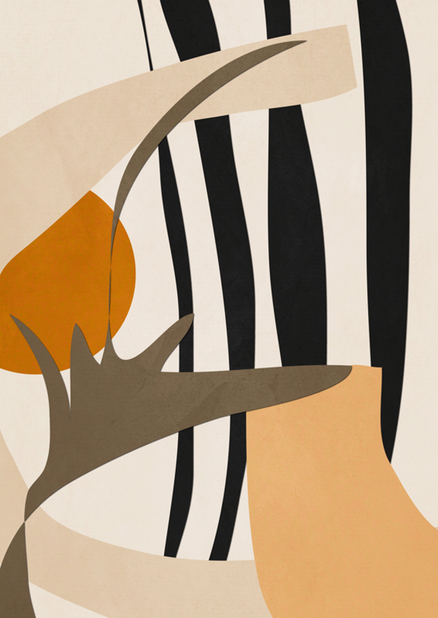 Abstract Composition Featuring