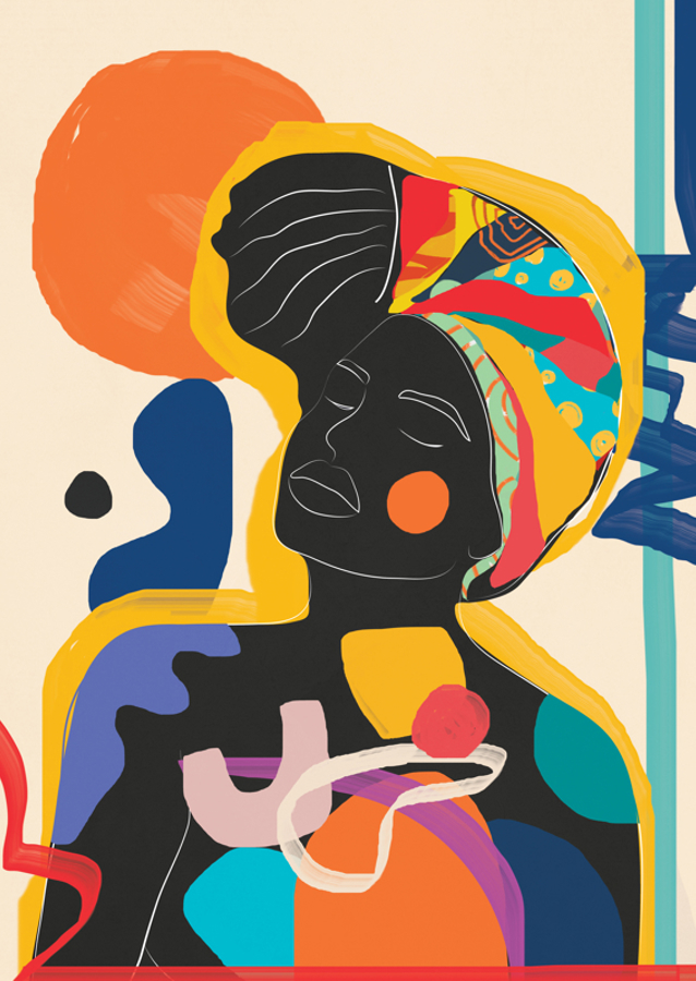 Modern Abstract Woman 3