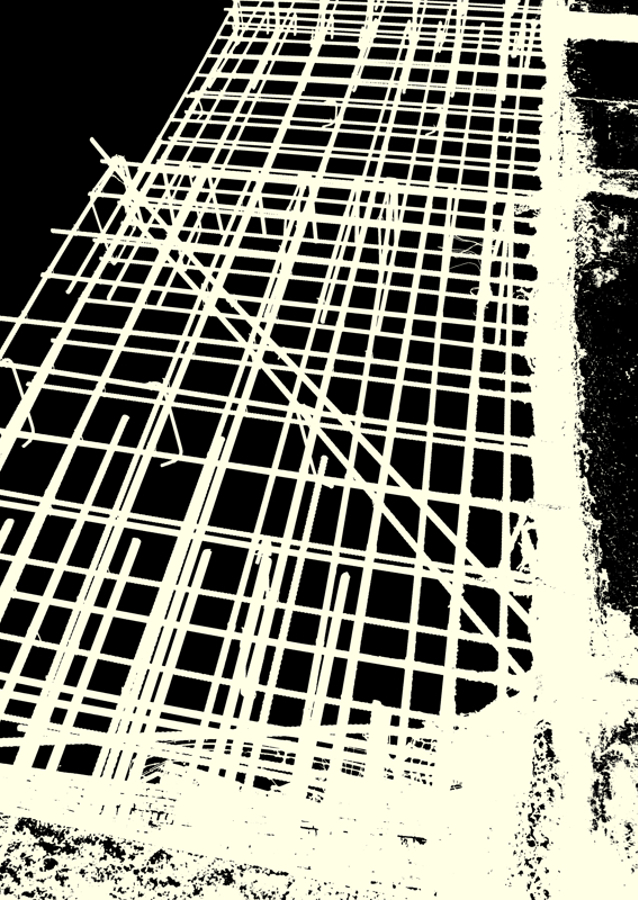 Monochrome Grid Pattern