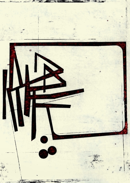 Poster: Angular Lines and Dots - Petr Strnad