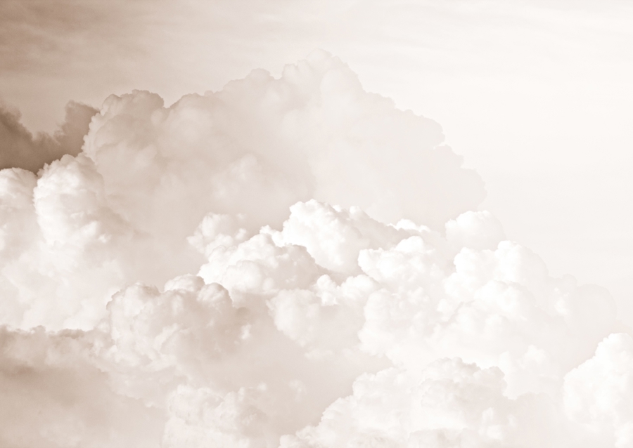 Cotton Candy Clouds Beige